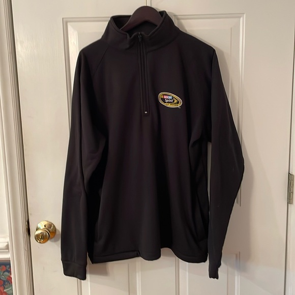 NASCAR sprint cup series Jacket, half zip, black , race car, warm Large - Picture 1 of 12
